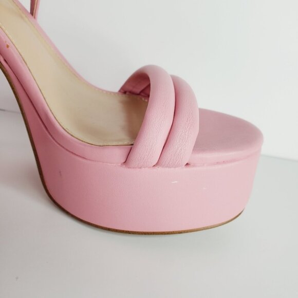 Steve Madden Pink Platform Heels - Picture 3 of 8